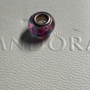 Pandora Pink and Blue Charm
